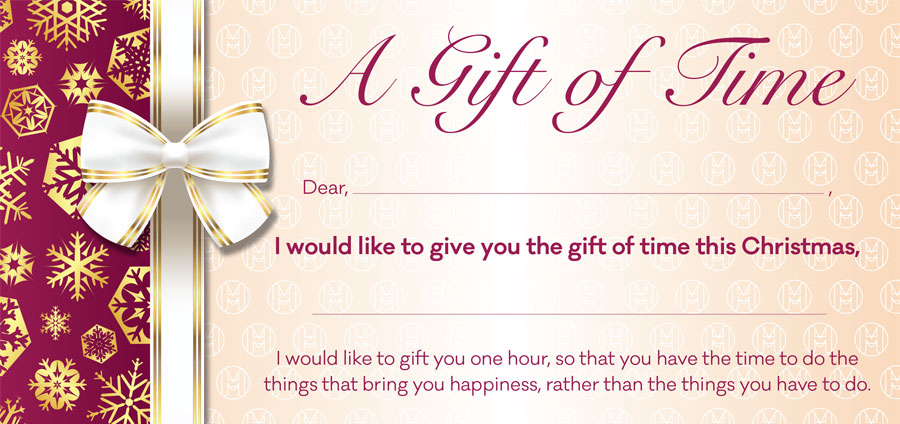 Give the Gift of Time